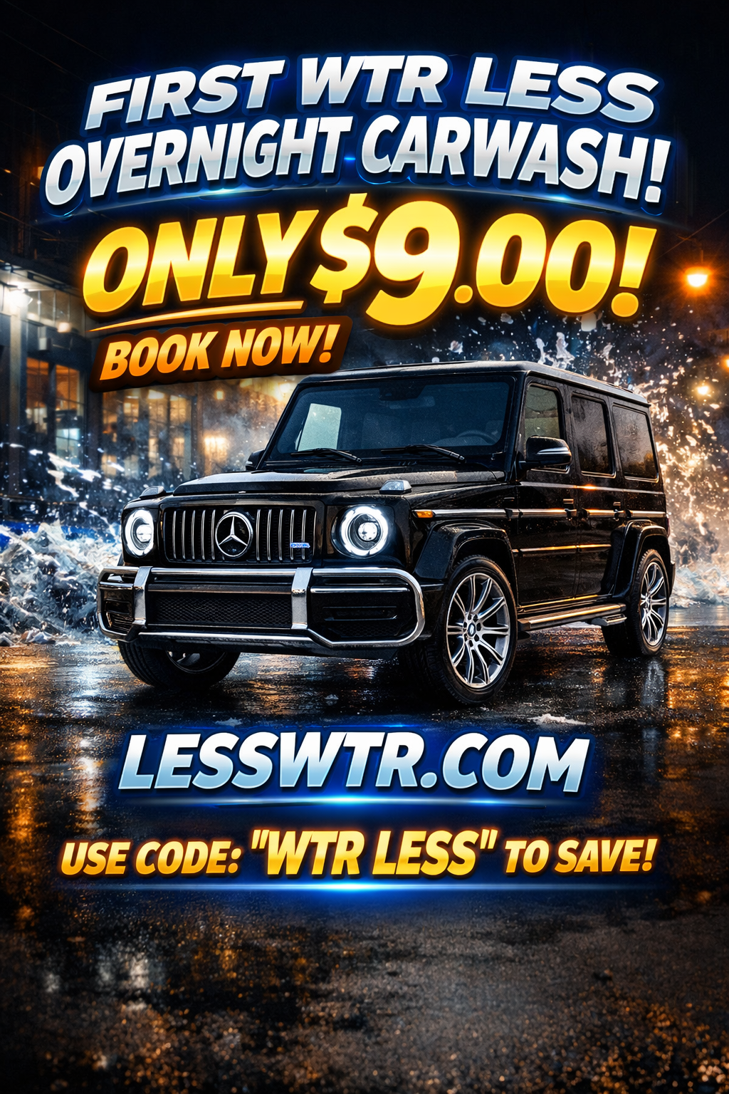 OUTSIDE ONLY (OVERNIGHT) WASH