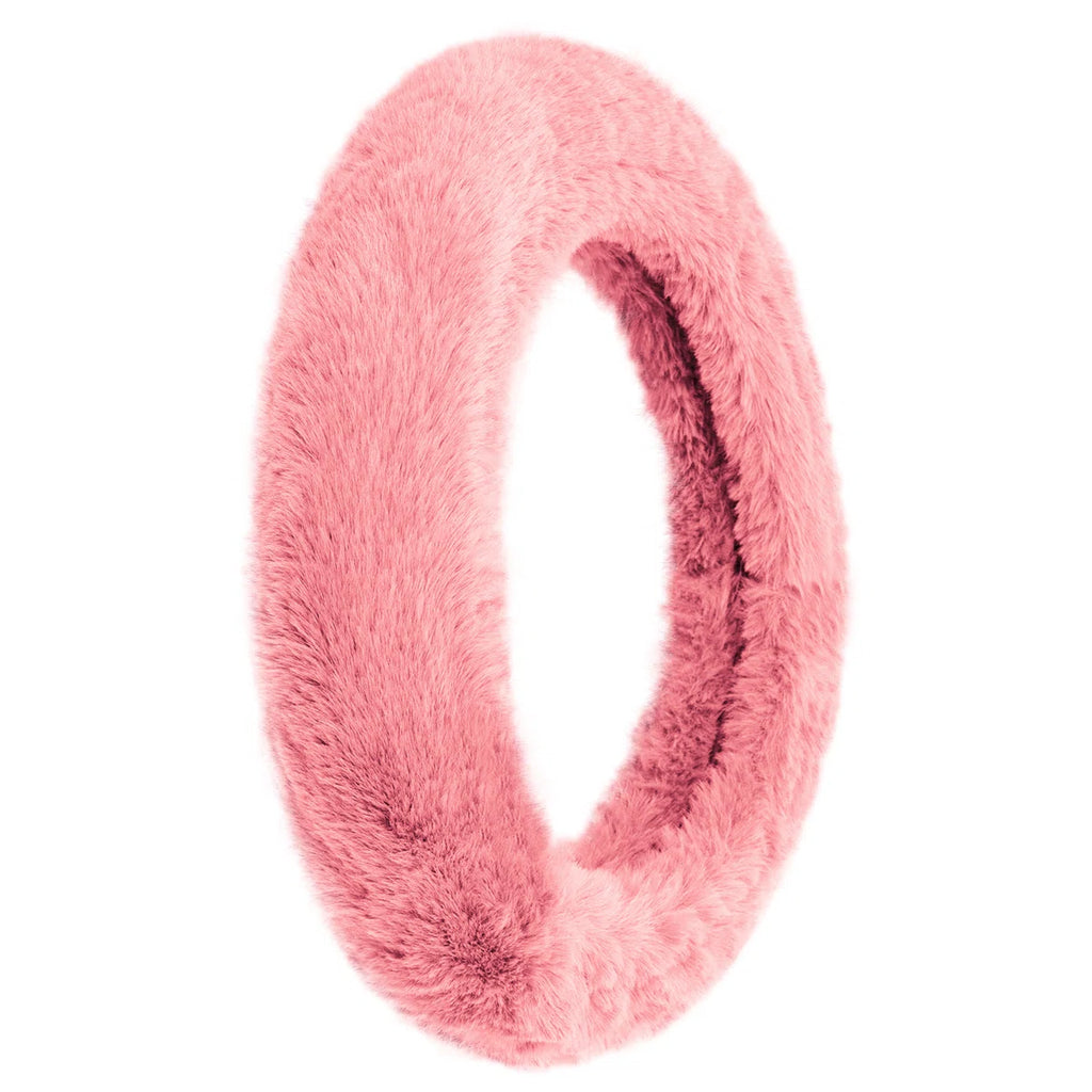 Fluffy Pink Steering Wheel Cover