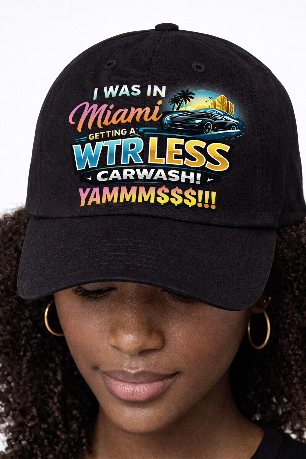 WTR LESS MIAMI DAD HAT